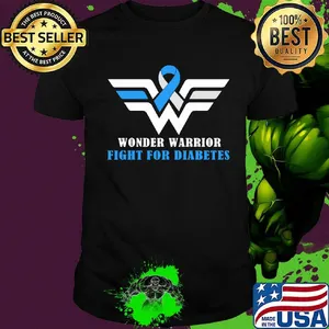 Wonder warrior fight for diabetes shirt