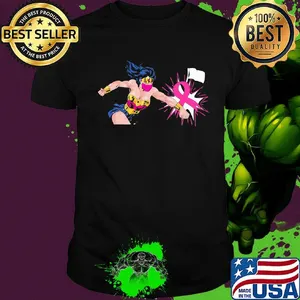 Wonder women punch breast cancer Shirt