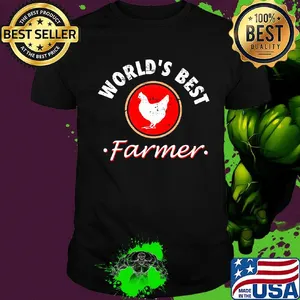 World's best farmer chicken shirt