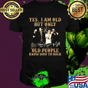 Yes i am old but only old people know how to rock godsmack signatures shirt
