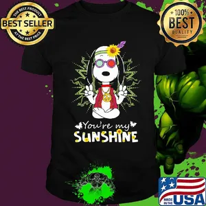 Yoga snoopy you're my sunshine sunflowers shirt