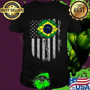 You are my sunshine sunflower american flag happy independence day shirt