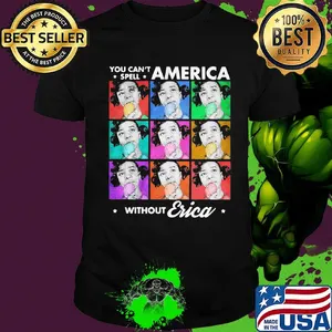 You can't spell america without erica stars vintage shirt