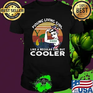 Young living girl like a regular girl but cooler 1993 vintage retro shirt