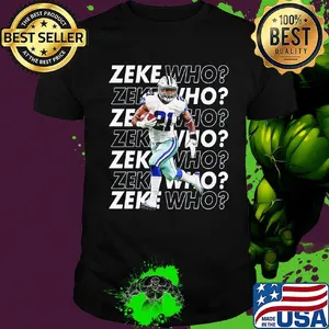 Zeke who dallas cowboys football shirt