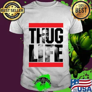 2pac rapper thug life shirt
