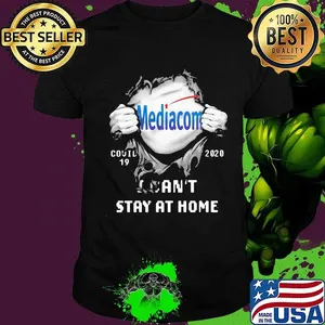 Blood inside mediacom covid-19 2020 i can't stay at home shirt