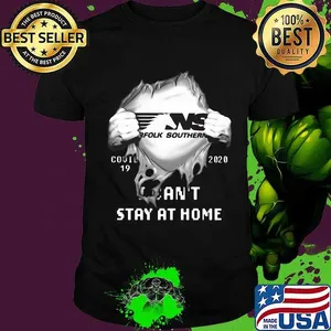 Blood insides norfolk southern covid-19 2020 i can't stay at home shirt
