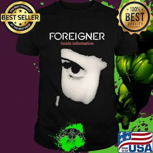 Foreigner band inside information shirt