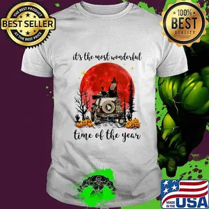 Halloween it's the most wonderful time of the year pumpkins sunset shirt
