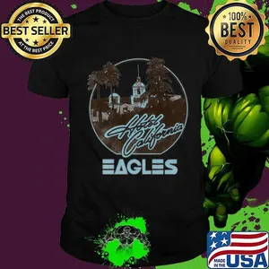 Hotel california eagles vintage shirt