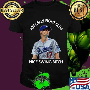 Joe kelly fight club nice swing bitch baseball shirt