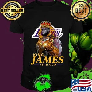 Los angeles lakers king james is back shirt