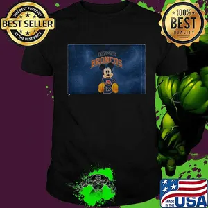 Mickey mouse hug denver broncos logo shirt