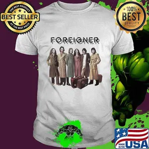 Official foreigner band members shirt