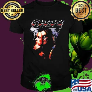 Ozzy band members signatures shirt