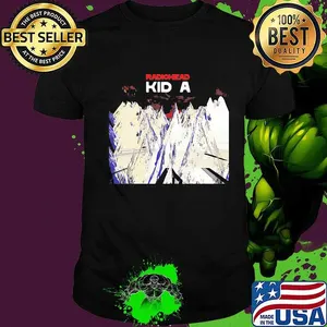 Radiohead kid a band shirt