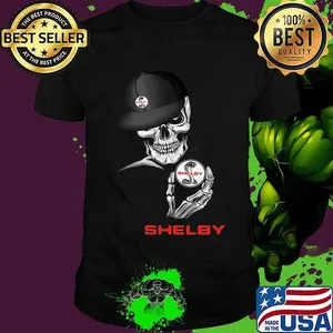 Skeleton skull shelby logo shirt