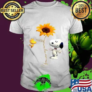Snoopy and woodstock sunflower you are my sunshine shirt
