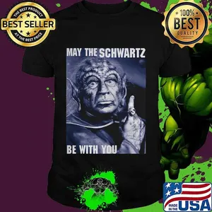 Star wars master yoda may the schwartz be with you shirt