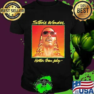 Stevie wonder hotter than july shirt