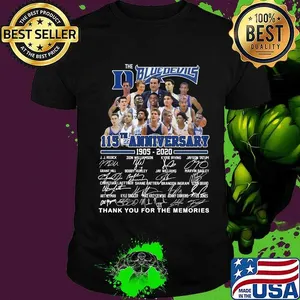 The blue devis 115th anniversary 1905 2020 thank you for the memories signatures shirt