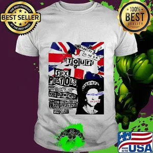 The sex pistols first major uk tour with special guests the damned  shirt