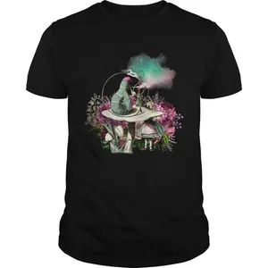 Alice in wonderland and the smoking caterpillar shirt