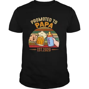 Promoted to papa shirt