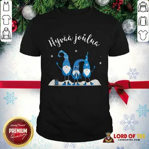 Awesome Finnish Merry Christmas Tontut Hyvaa Joulua Shirt