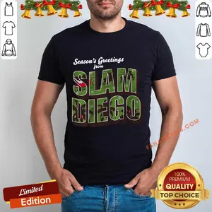 Awesome Seasons Greetings from Slam Diego Official Christmas Shirt
