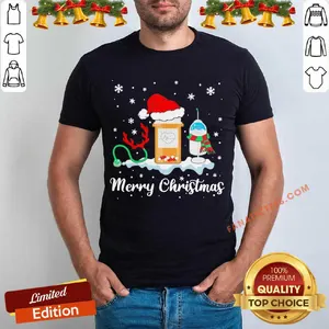 Good Nurse Santa Vaccine Merry Christmas Shirt
