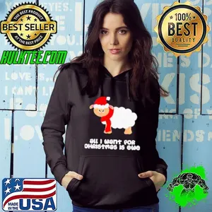 All I Want For Christmas Is Ewe Sheep Childrens Dark Shirt