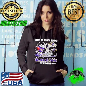 Baltimore Ravens Mascot 2024 NFL Playoff Bound Go Ravens Shirt