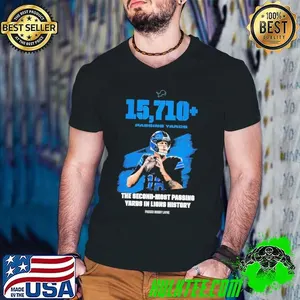 Bobby Layne 15710+ Passing Yards The Second Most Passing Yards In Detroit Lions History 2024 shirt