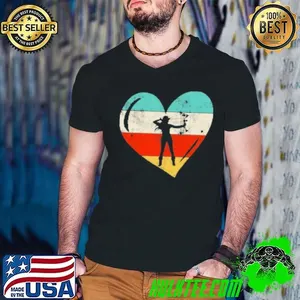 Bow Hunting Archery Archer Girl Retro Shirt
