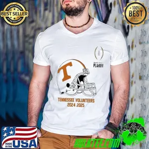 College Football Playoff 2025 Tennessee Volunteers Helmet NCAA Bowl Games 2024-2025 Shirt