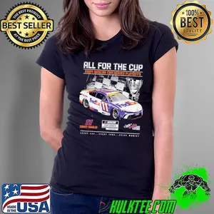 Denny Hamlin All For The Cup 2024 Nascar Cup Series Playoffs T-Shirt
