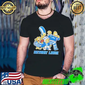Detroit Lions 2024 25 Simpson Funday Football shirt