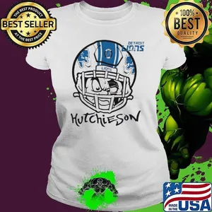 Detroit Lions Aidan Hutchieson Big Face cartoon shirt