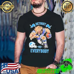 Detroit Lions Mascot Vs Everybody Shirt