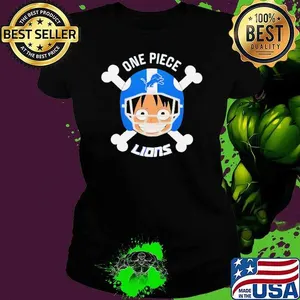 Detroit Lions x Luffy One Piece shirt