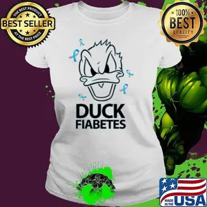 Donald Duck Fiabetes Diabetes Awareness T Shirt Shirt
