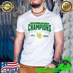 Ducks 2024 Big Ten Football Conference Champions Endzone Rush Shirt