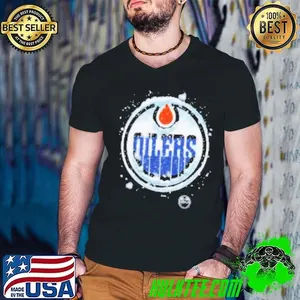 Edmonton Oilers Snow Logo Shirt