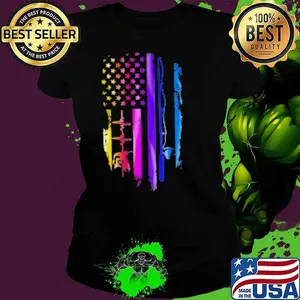 Fishing Usa Flag Fishing Shirt