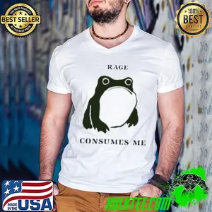 Frog rage consumes me funny Shirt