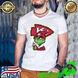 Grinch leopard outfit Kansas City Chiefs drink Shirt