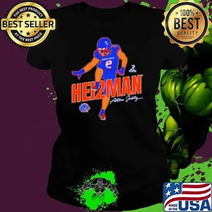 Heisman Finalist Ashton Jeanty Boise State Broncos Football Shirt