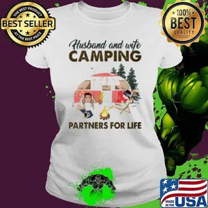 Husband And Wife Camping Partner For Life Shirt